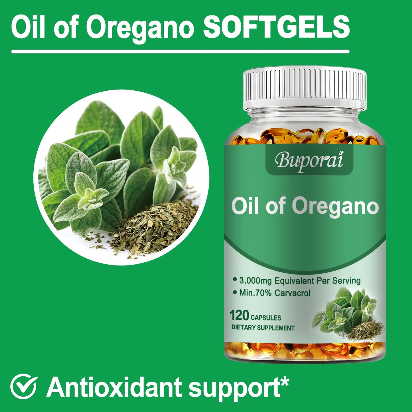 Oil of Oregano Capsules.