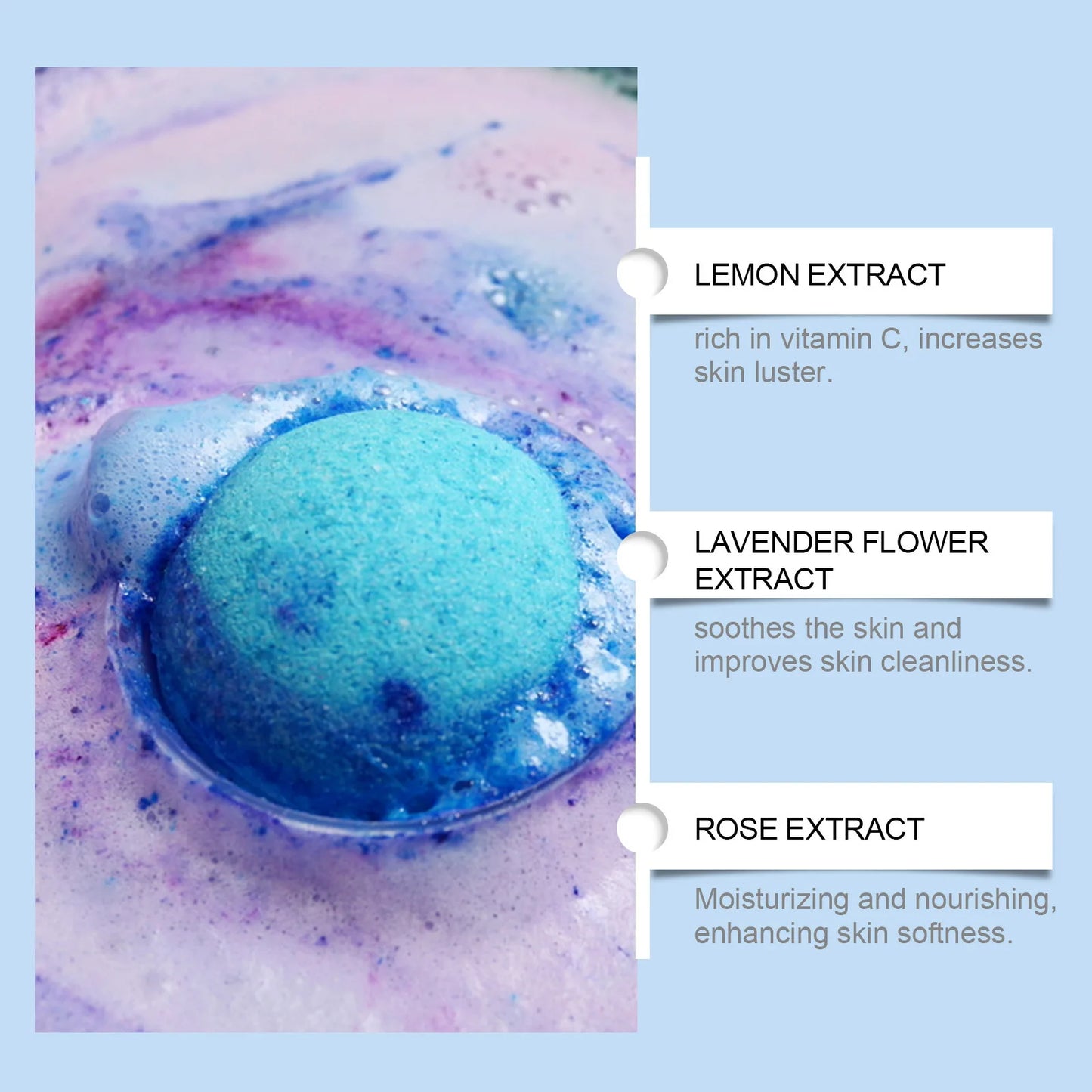 Jaysuing 30gx6pcs Bubble Bath Bombs Aroma Exfoliating Relief Relaxing Aromatherapy Body Wash Cleansing Floral Scent Bombs Shower