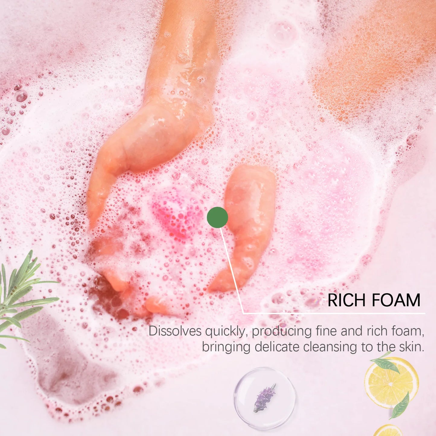 Aromatherapy Bath Bombs Floral Scent
