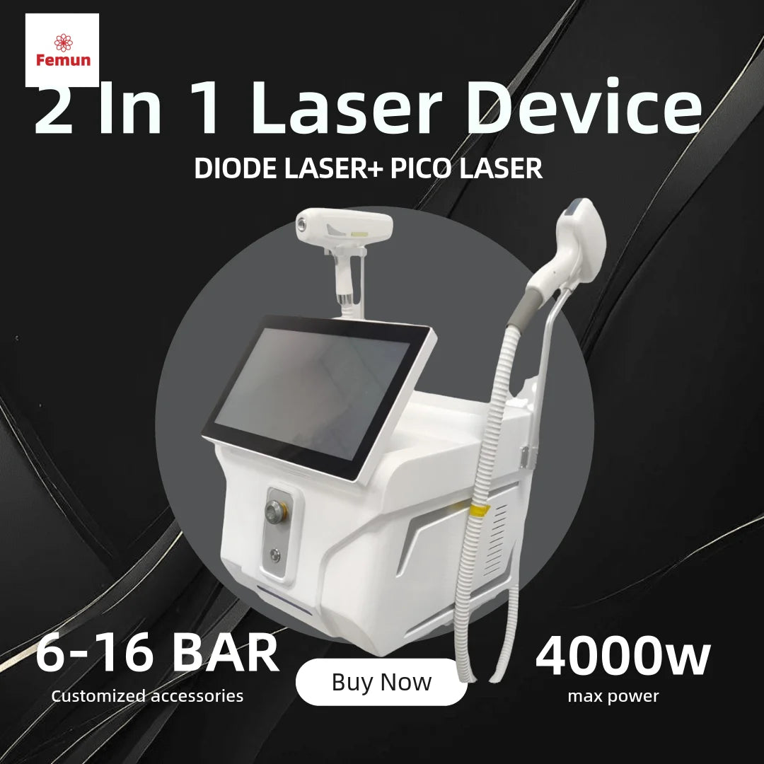 2 in 1 Hair Removal Machine Depilation Tattoo Removal