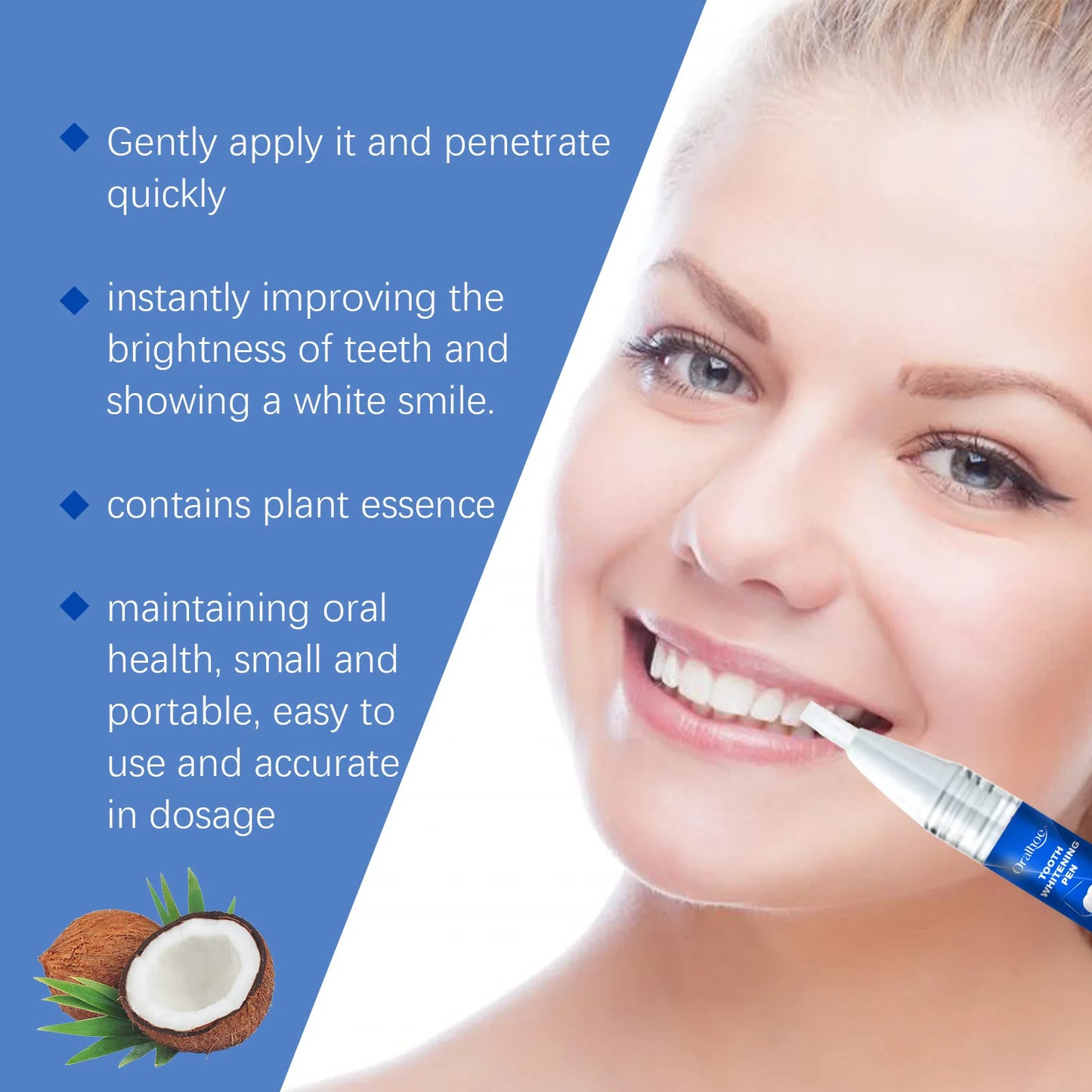 Teeth Whitening Pen Remove Stains Correct Yellow Teeth l
