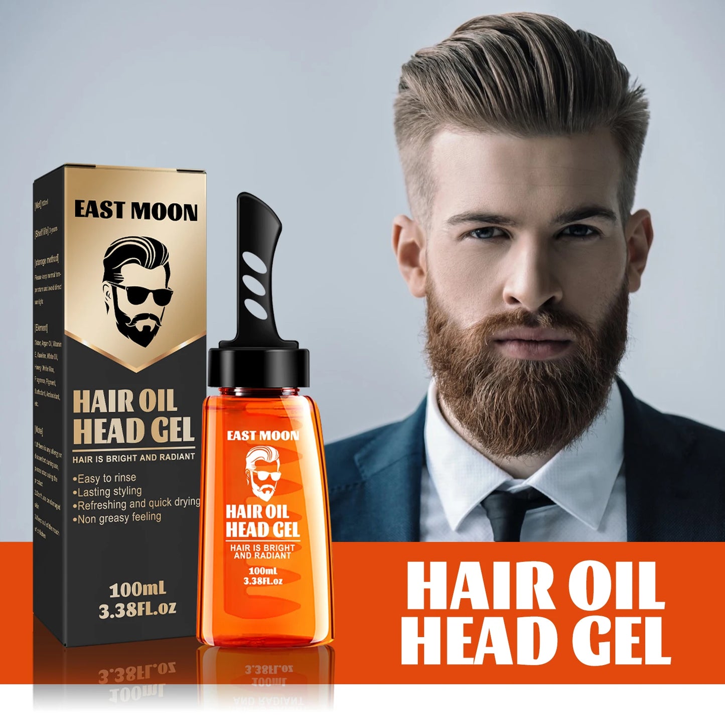 2 In 1 Long-lasting Moisturizing Oil Hair Wax For Men