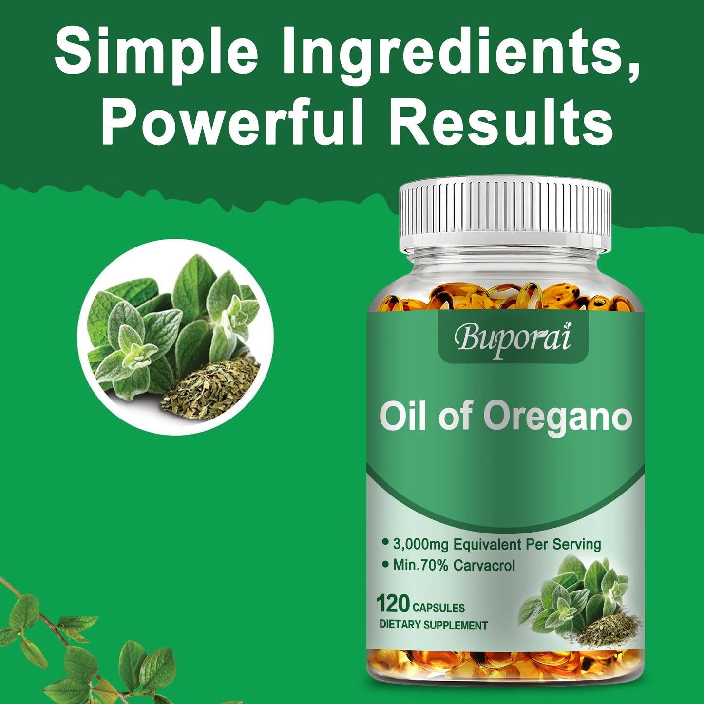 Oil of Oregano Capsules.