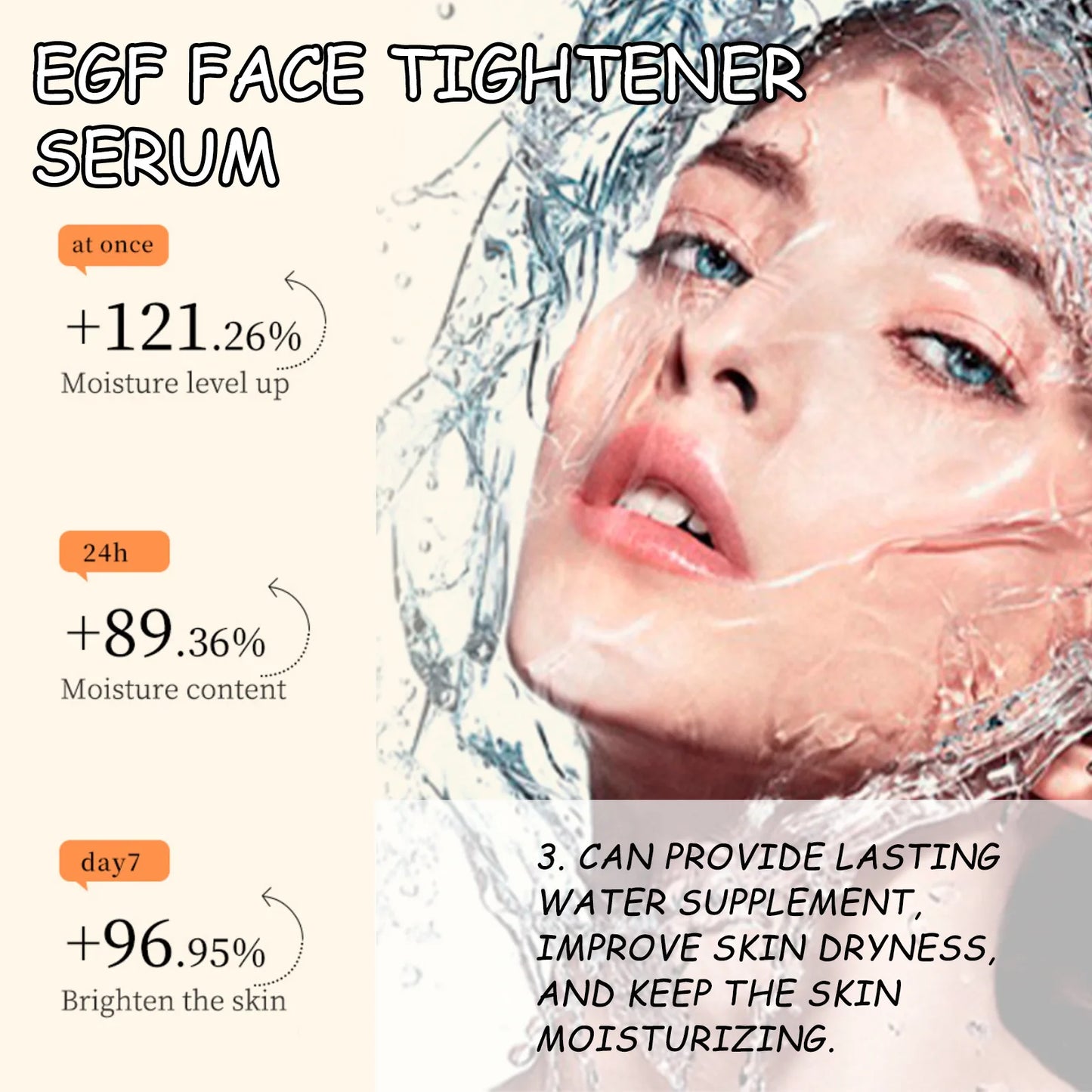 Face Tighten Serum Lighten Dark Spot Fade Fine Lines.