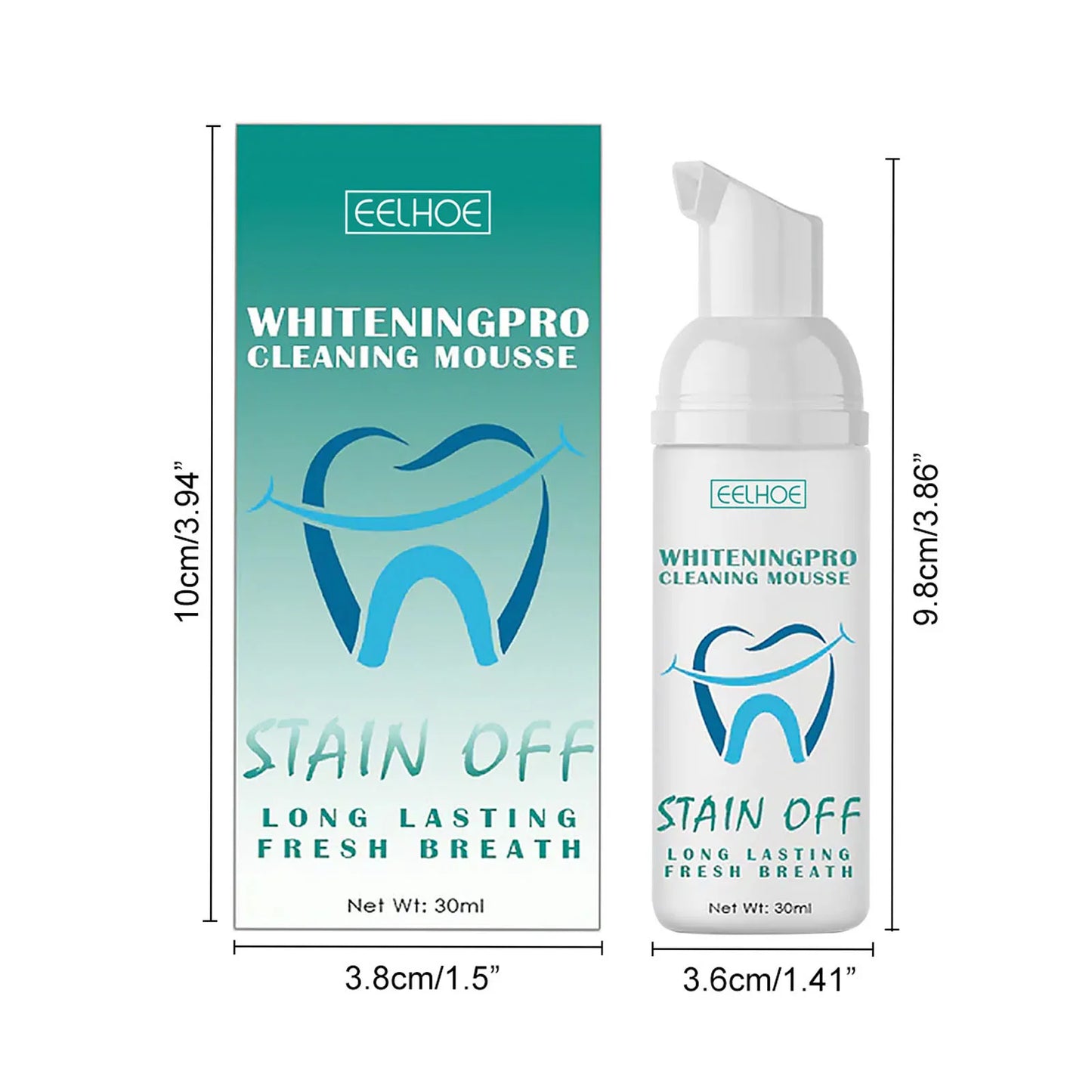 Teeth Whitening Mousse Brightening Yellow Teeth Stain Removal
