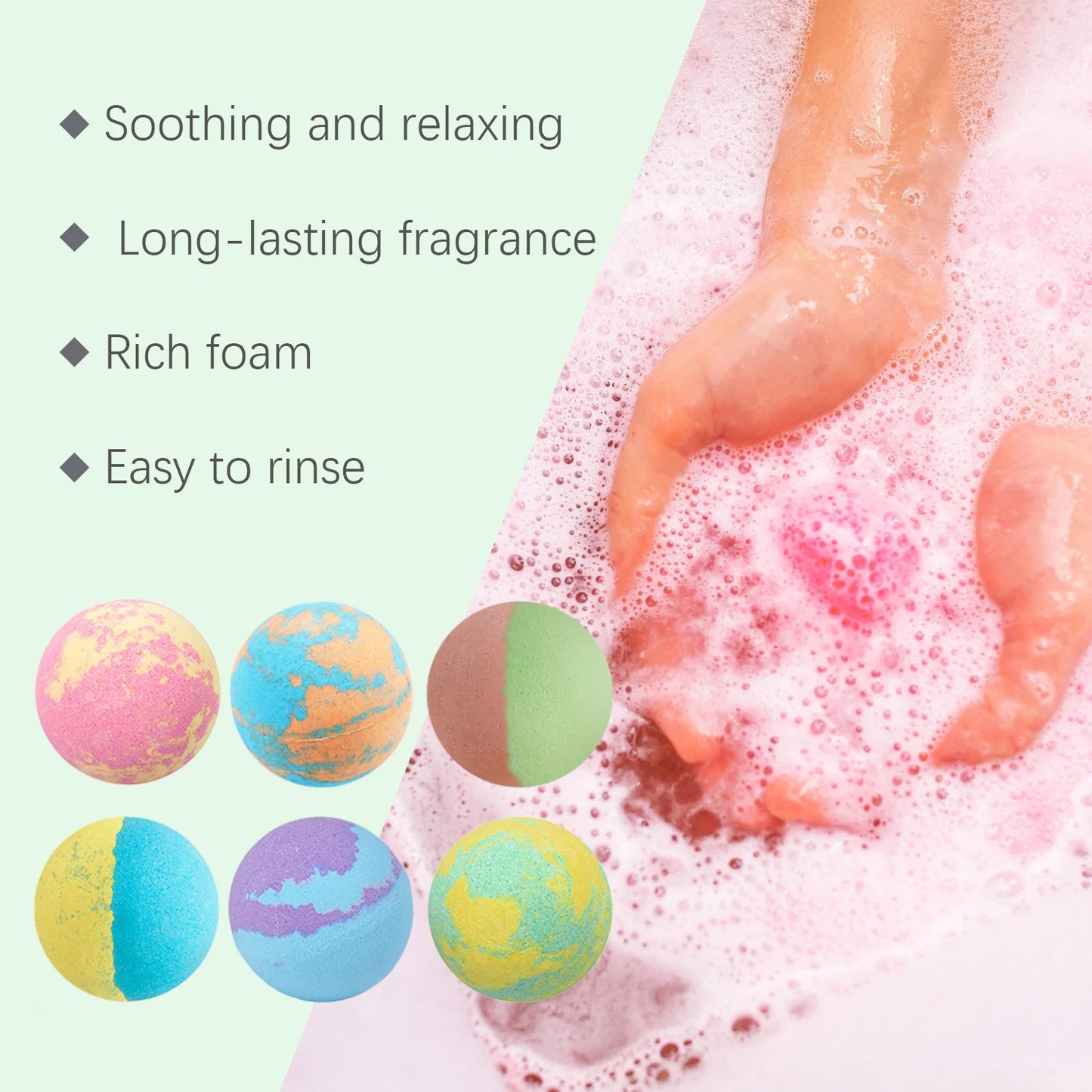 Aromatherapy Bath Bombs Floral Scent