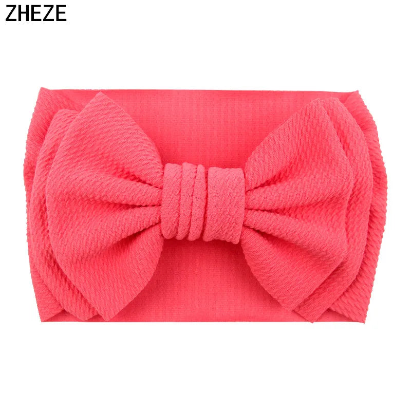 Big Double Layer Hair Bow Headband For Baby Girls