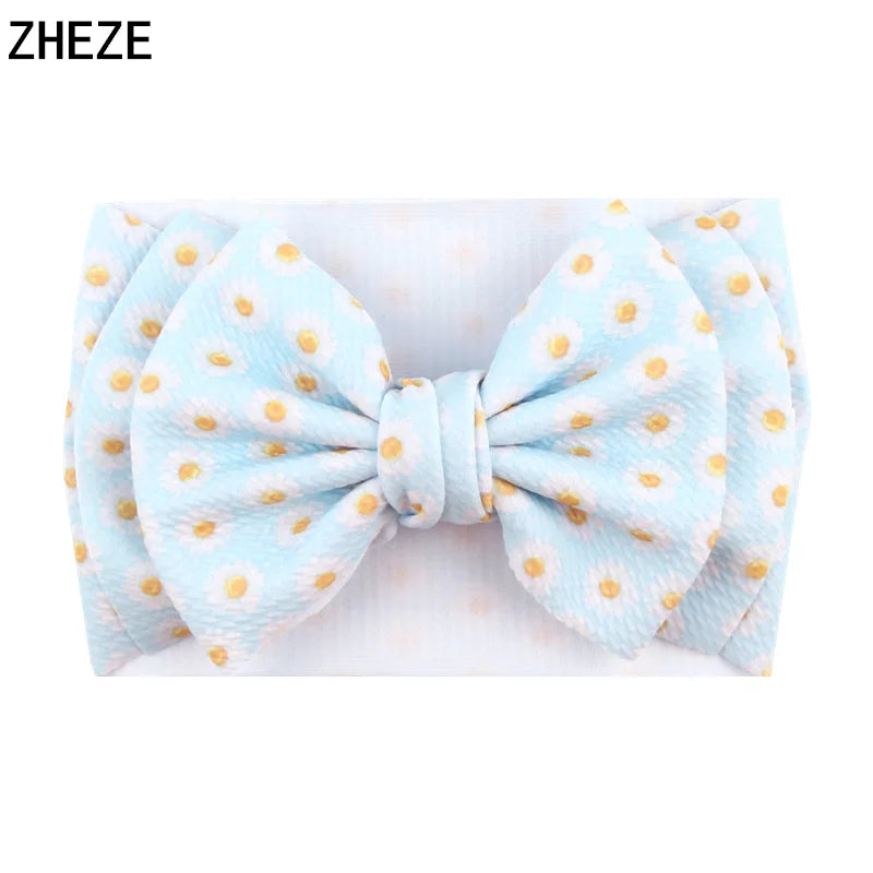 Big Double Layer Hair Bow Headband For Baby Girls