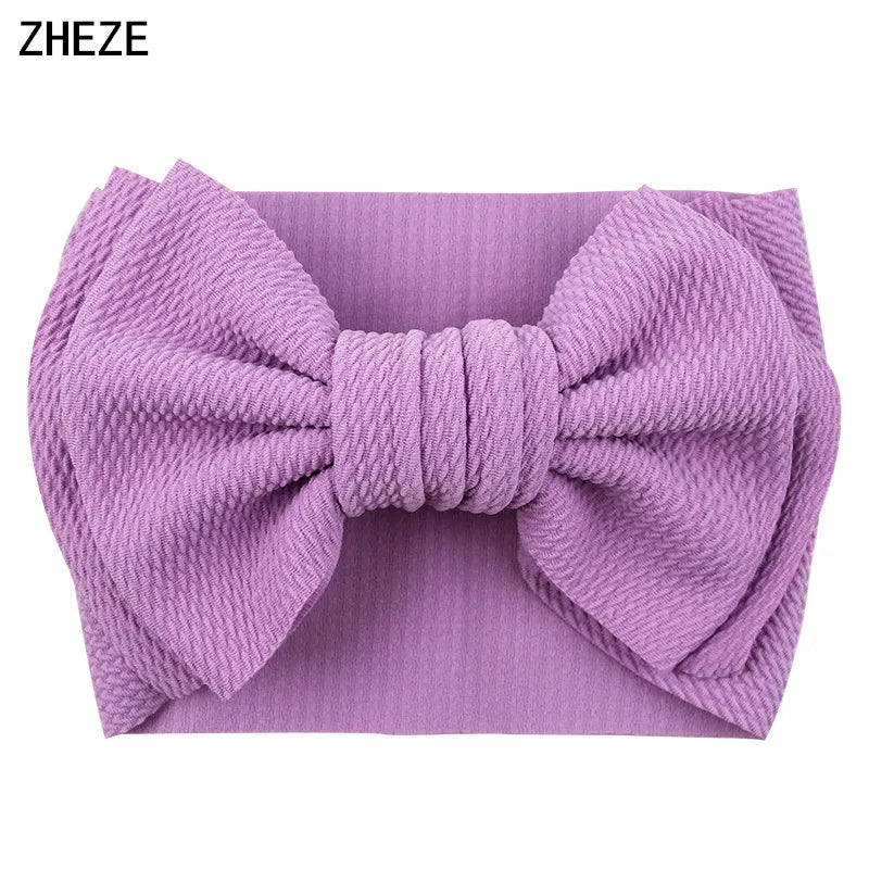 Big Double Layer Hair Bow Headband For Baby Girls