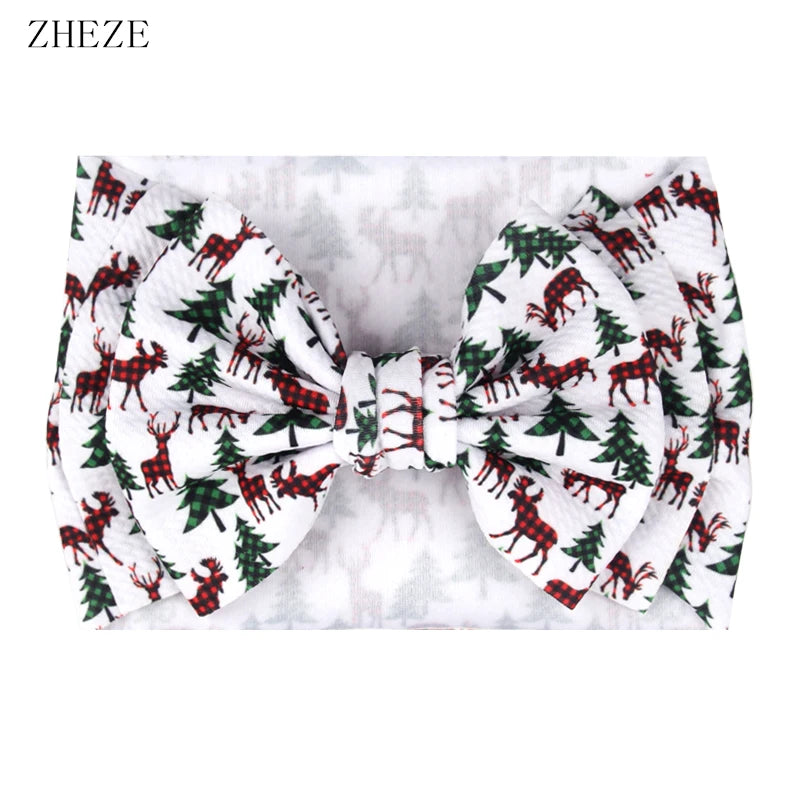 Big Double Layer Hair Bow Headband For Baby Girls