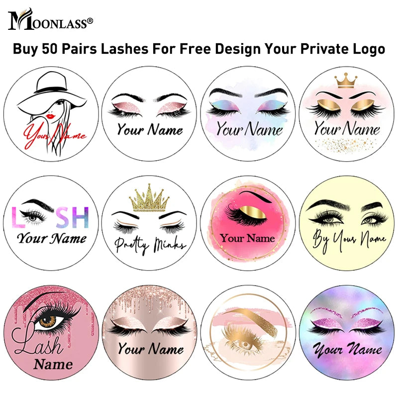 3/5/10/12 Pairs Eyelashes Box. Supplies Bulk Items.