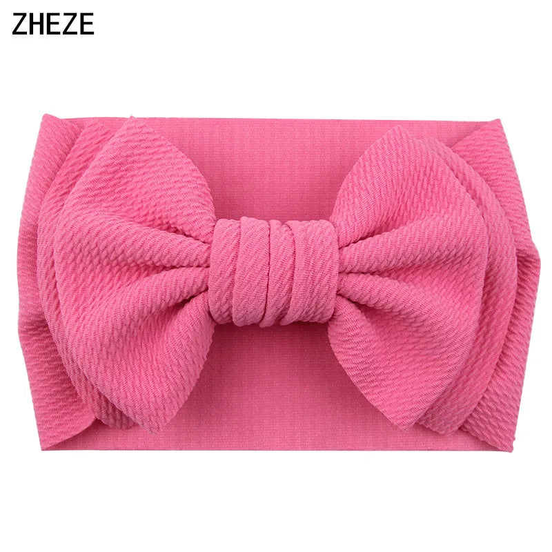 Big Double Layer Hair Bow Headband For Baby Girls