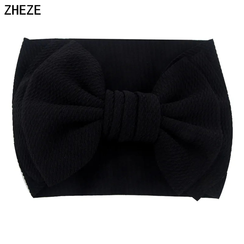 Big Double Layer Hair Bow Headband For Baby Girls
