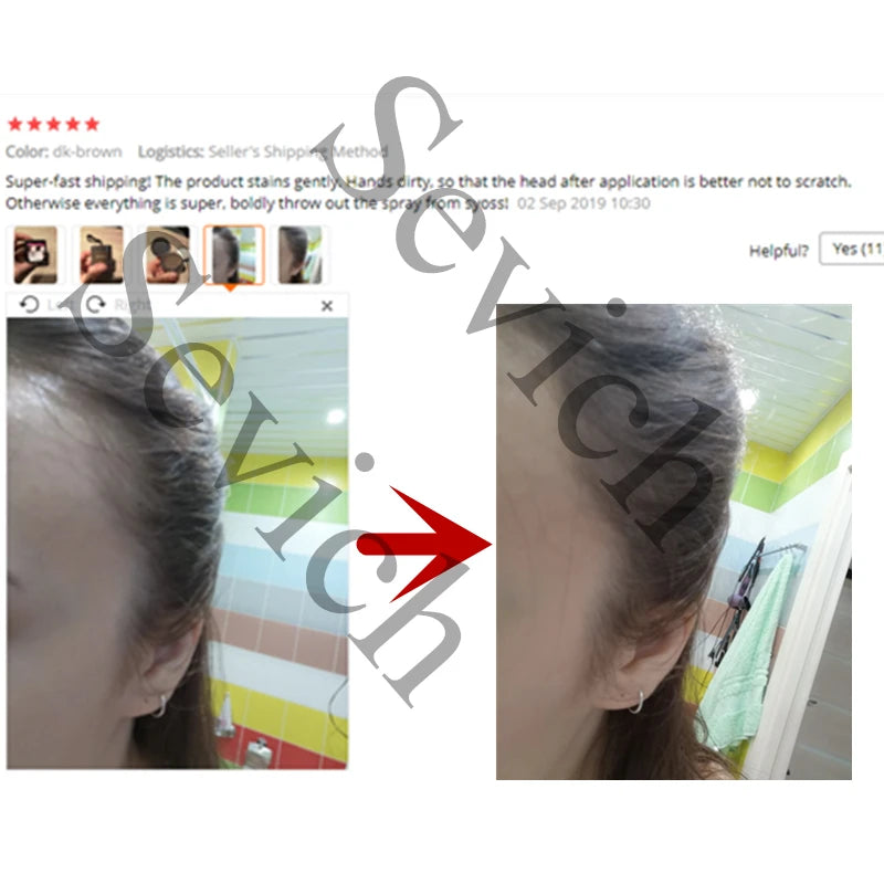 Water Proof hair line powder color Edge control