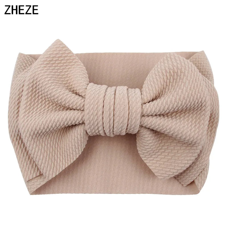 Big Double Layer Hair Bow Headband For Baby Girls