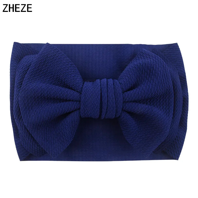Big Double Layer Hair Bow Headband For Baby Girls