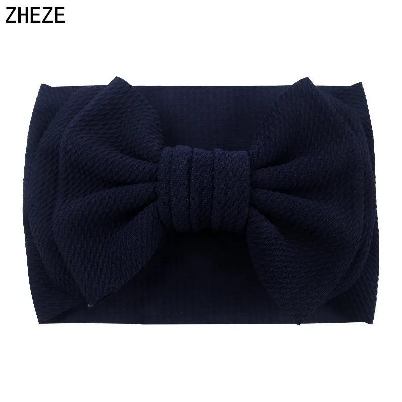 Big Double Layer Hair Bow Headband For Baby Girls