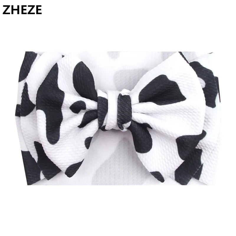 Big Double Layer Hair Bow Headband For Baby Girls