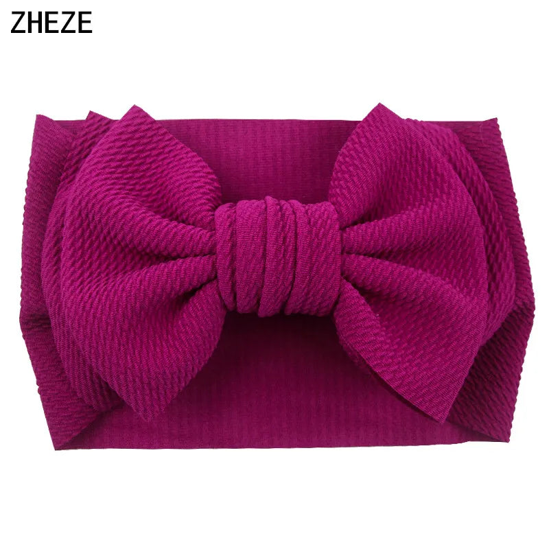 Big Double Layer Hair Bow Headband For Baby Girls