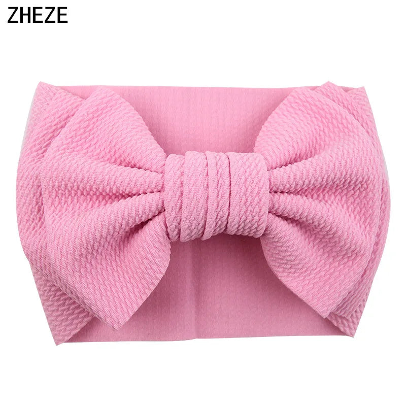 Big Double Layer Hair Bow Headband For Baby Girls