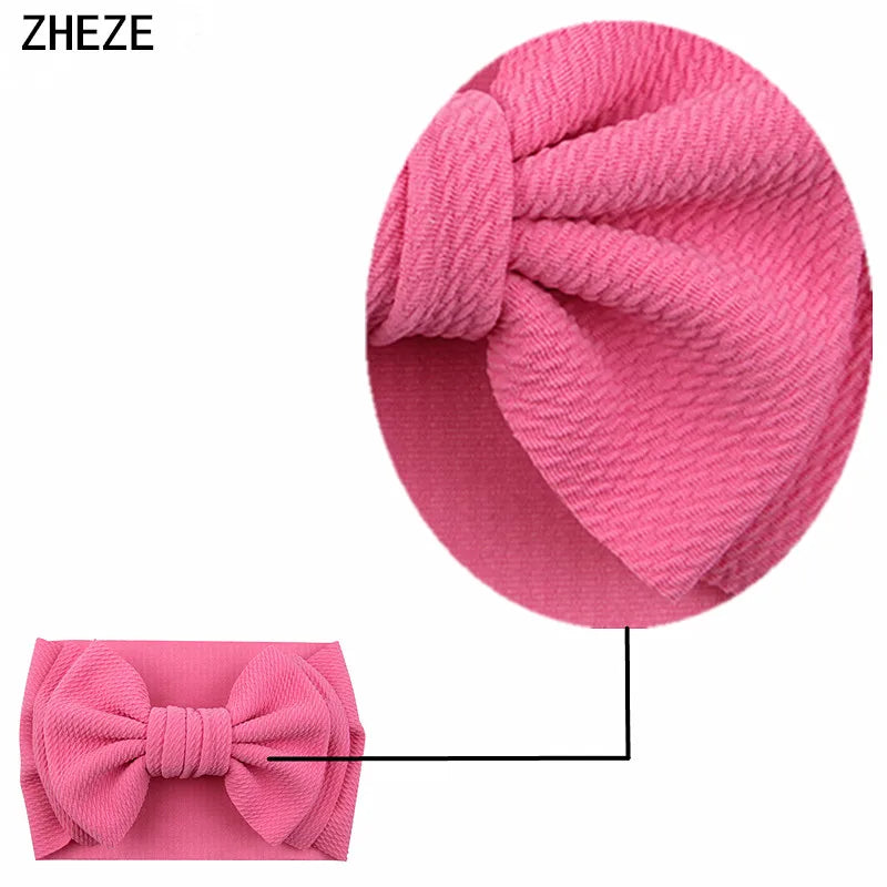 Big Double Layer Hair Bow Headband For Baby Girls