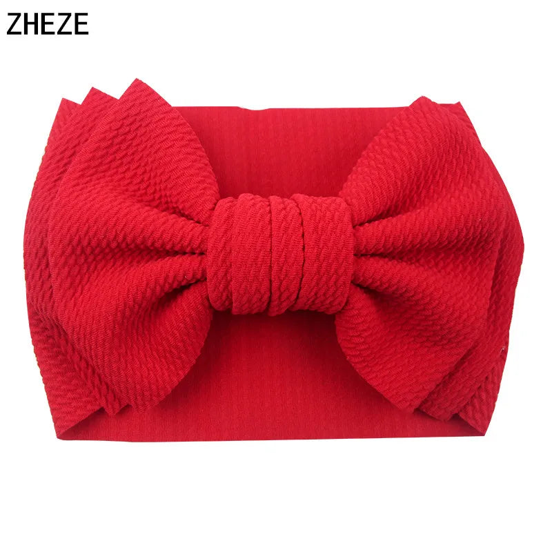 Big Double Layer Hair Bow Headband For Baby Girls