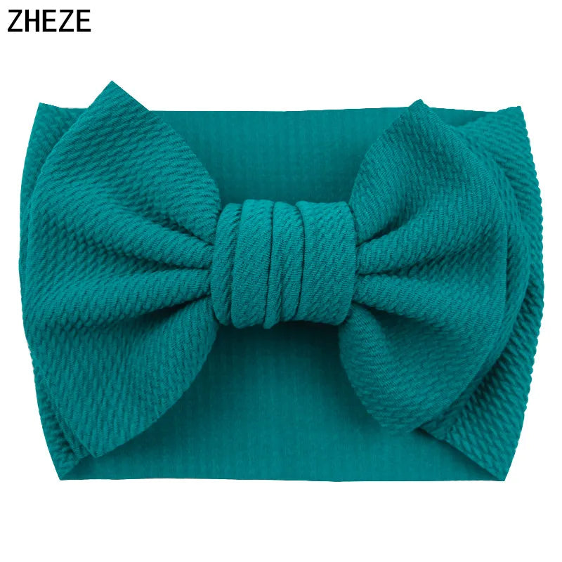 Big Double Layer Hair Bow Headband For Baby Girls