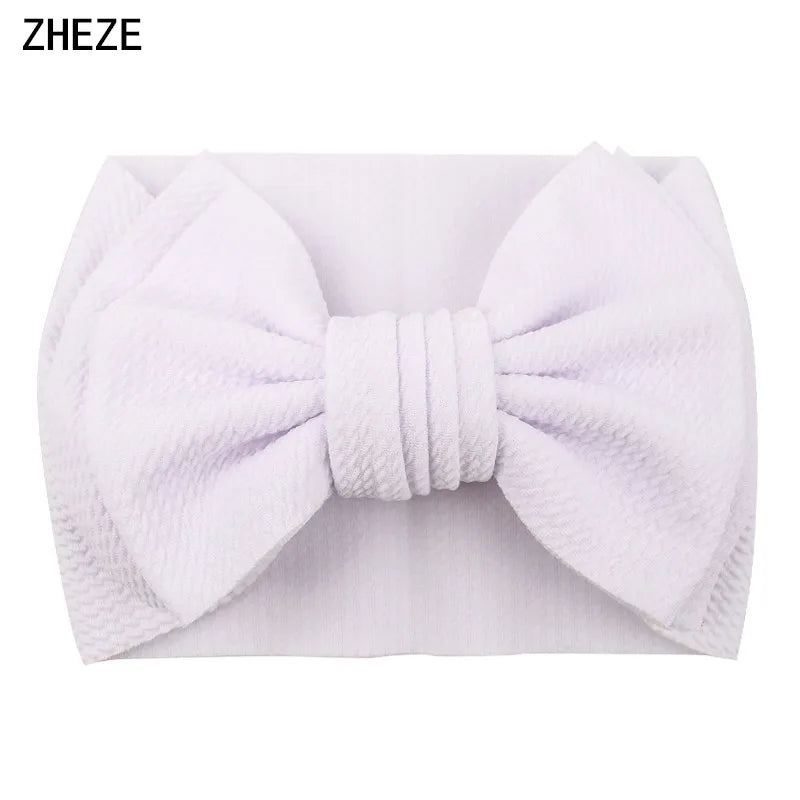 Big Double Layer Hair Bow Headband For Baby Girls