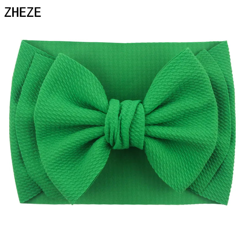 Big Double Layer Hair Bow Headband For Baby Girls