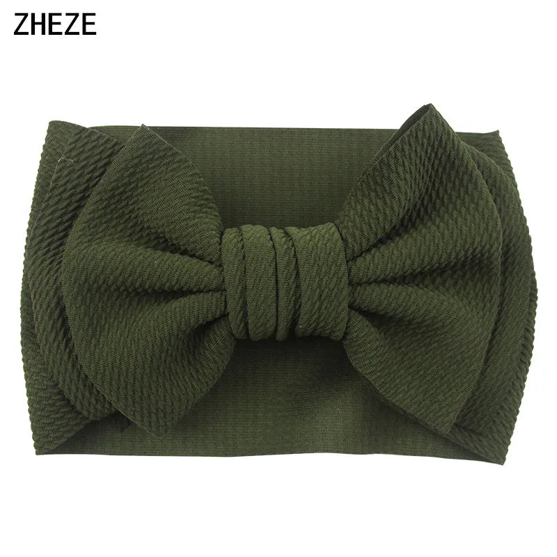 Big Double Layer Hair Bow Headband For Baby Girls