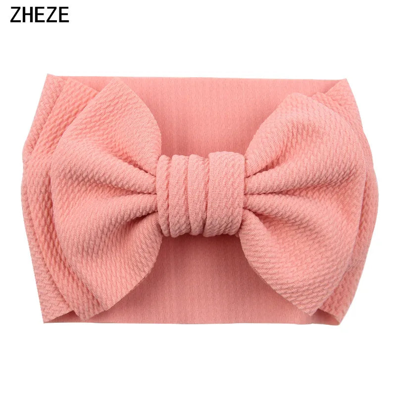Big Double Layer Hair Bow Headband For Baby Girls