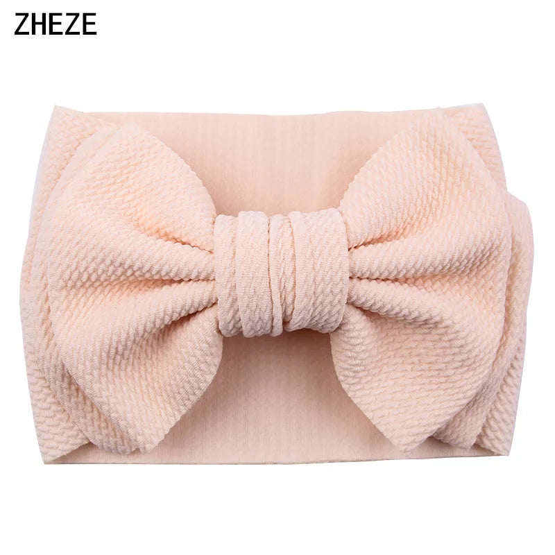 Big Double Layer Hair Bow Headband For Baby Girls