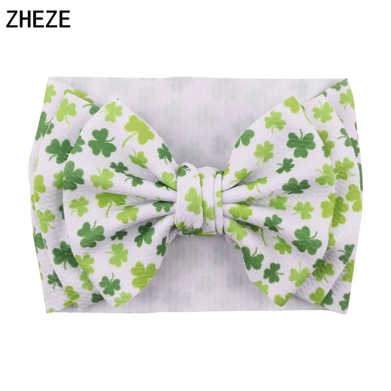 Big Double Layer Hair Bow Headband For Baby Girls