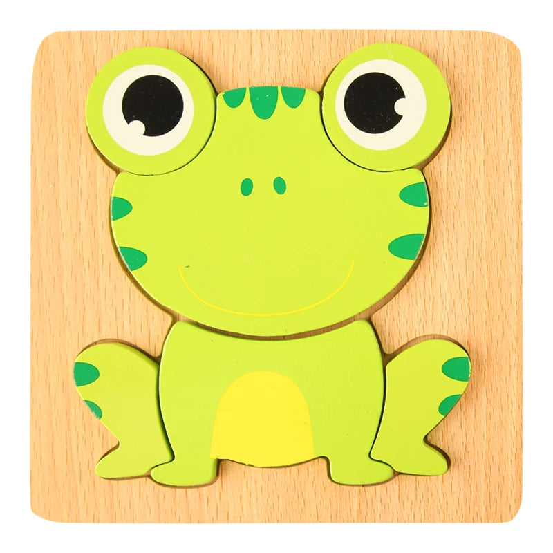 High Quality 3D Wooden Puzzle Early Learning