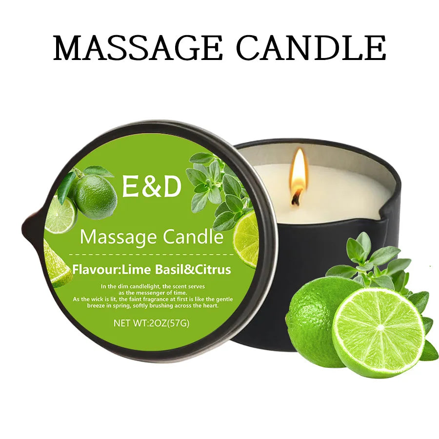 Massage Oil Candle, for Stress Relief.