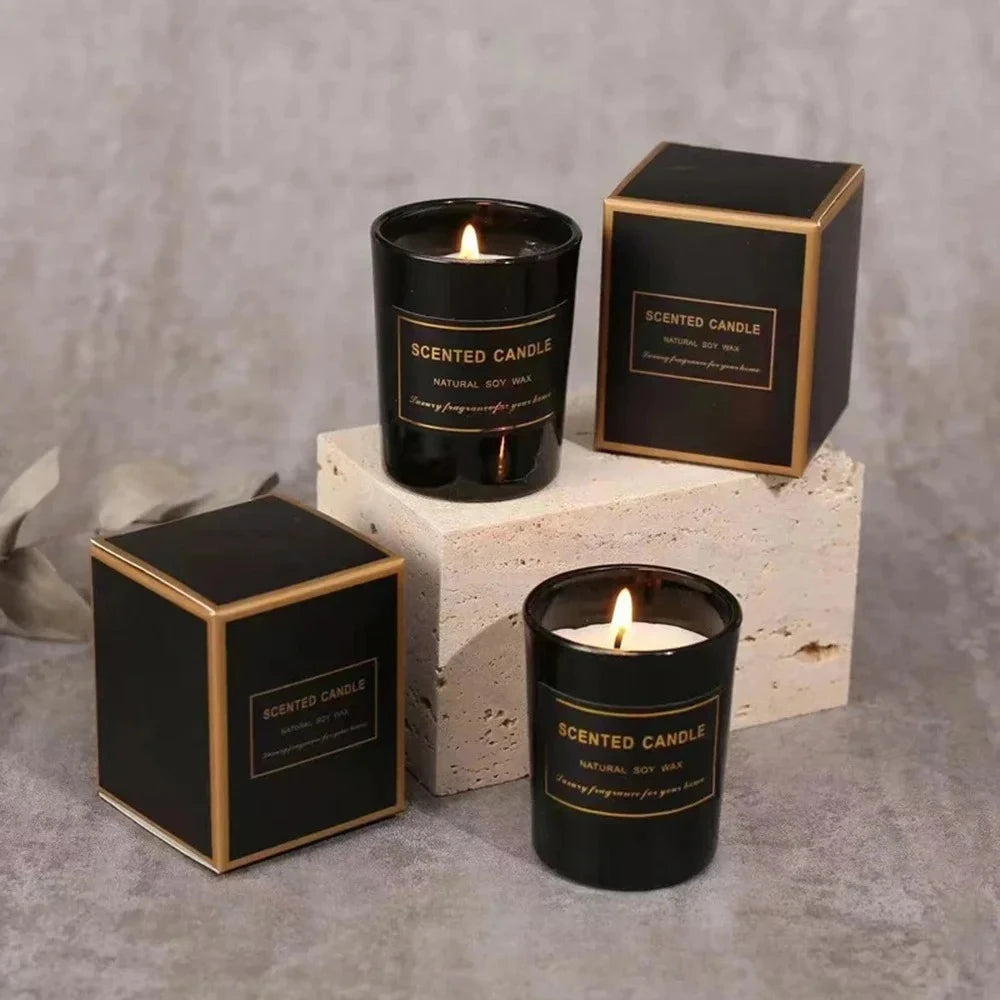 Romantic Long-Lasting Aromatherapy Candles.