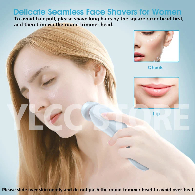 Electric Razors for Women 2 In 1 Bikini Trimmer.