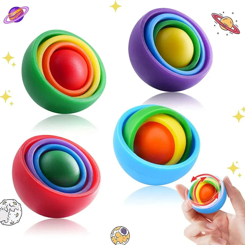 3D Rotation Ball Fidget Sensory Hand Fidget Spinner