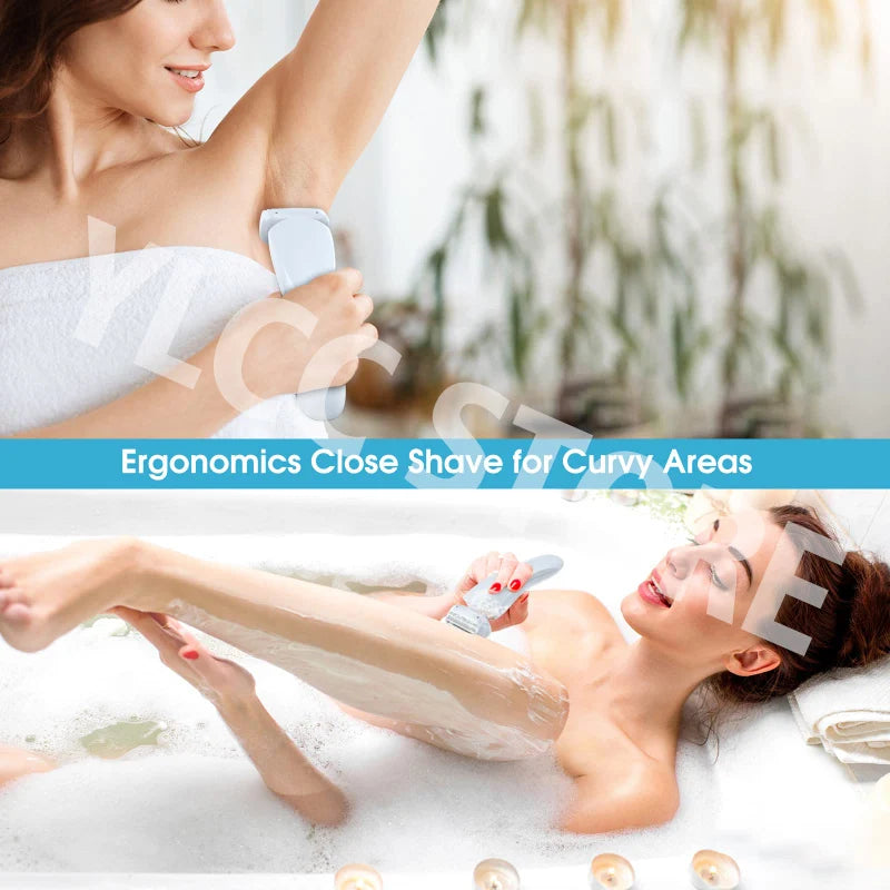Electric Razors for Women 2 In 1 Bikini Trimmer.