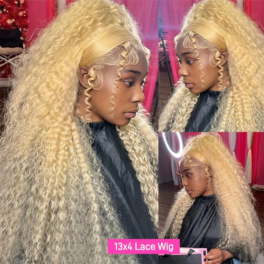 Honey Blonde HD Lace Frontal Wig.