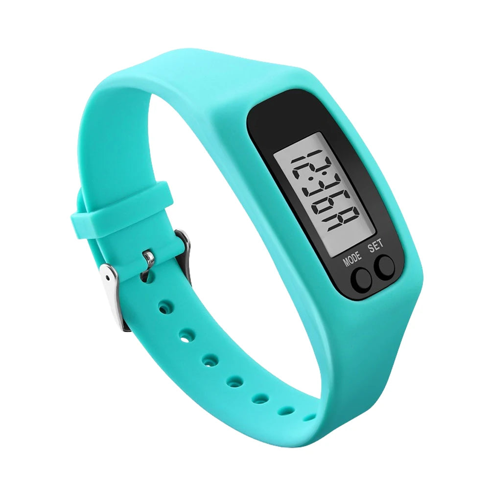 LED Pedometer Bracelet Wrist Calorie Counter