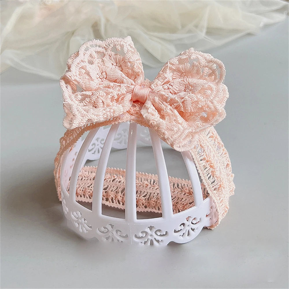 White Lace Baby Headband Newborn Hair Accessories