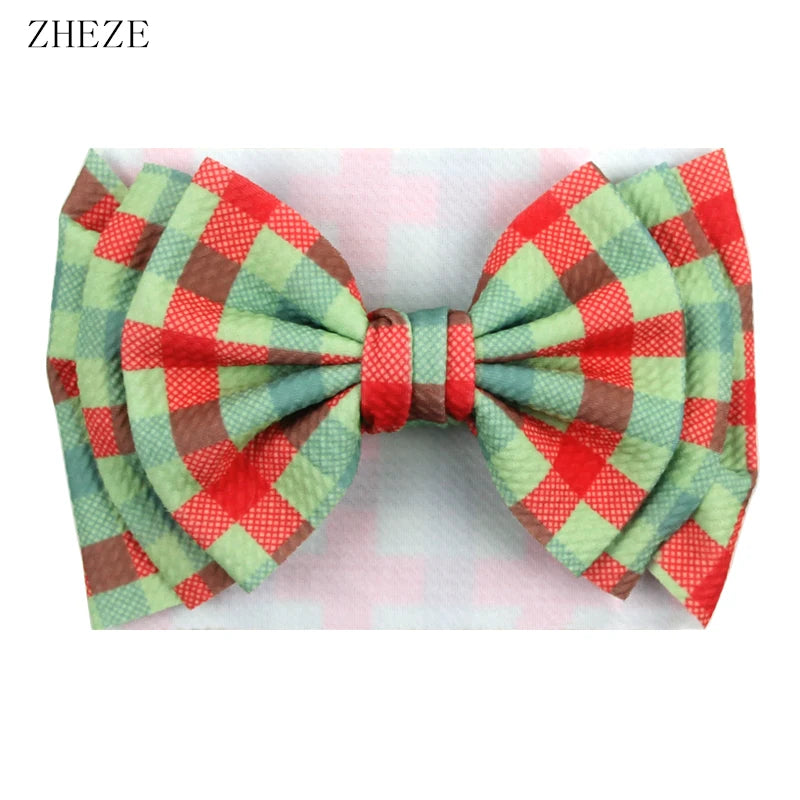 Big Double Layer Hair Bow Headband For Baby Girls