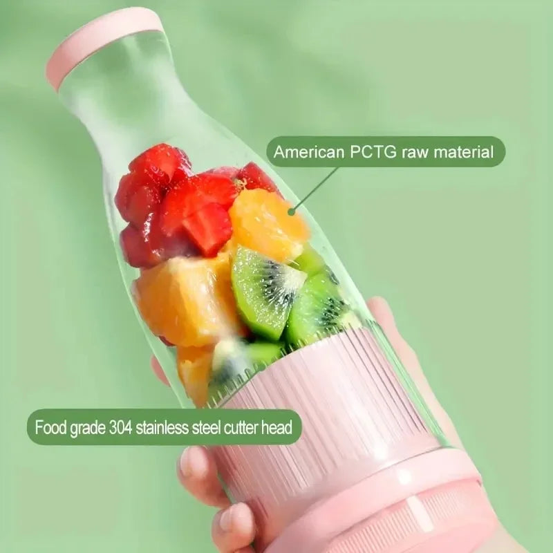 Electric Juicer Cup Milkshake Fruit Milk Mini Fresh Juice Blender