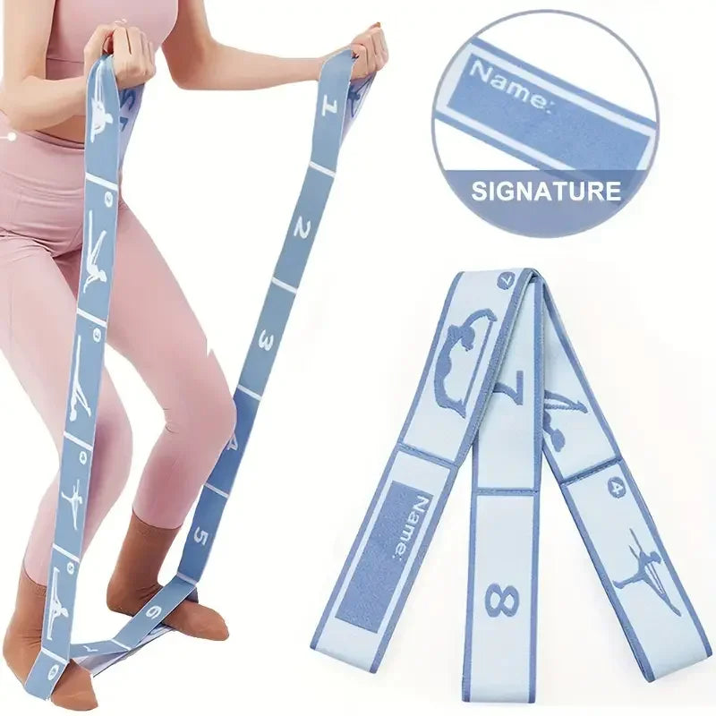 Yoga Stretching Belt Resistance Bands Fitness Sport