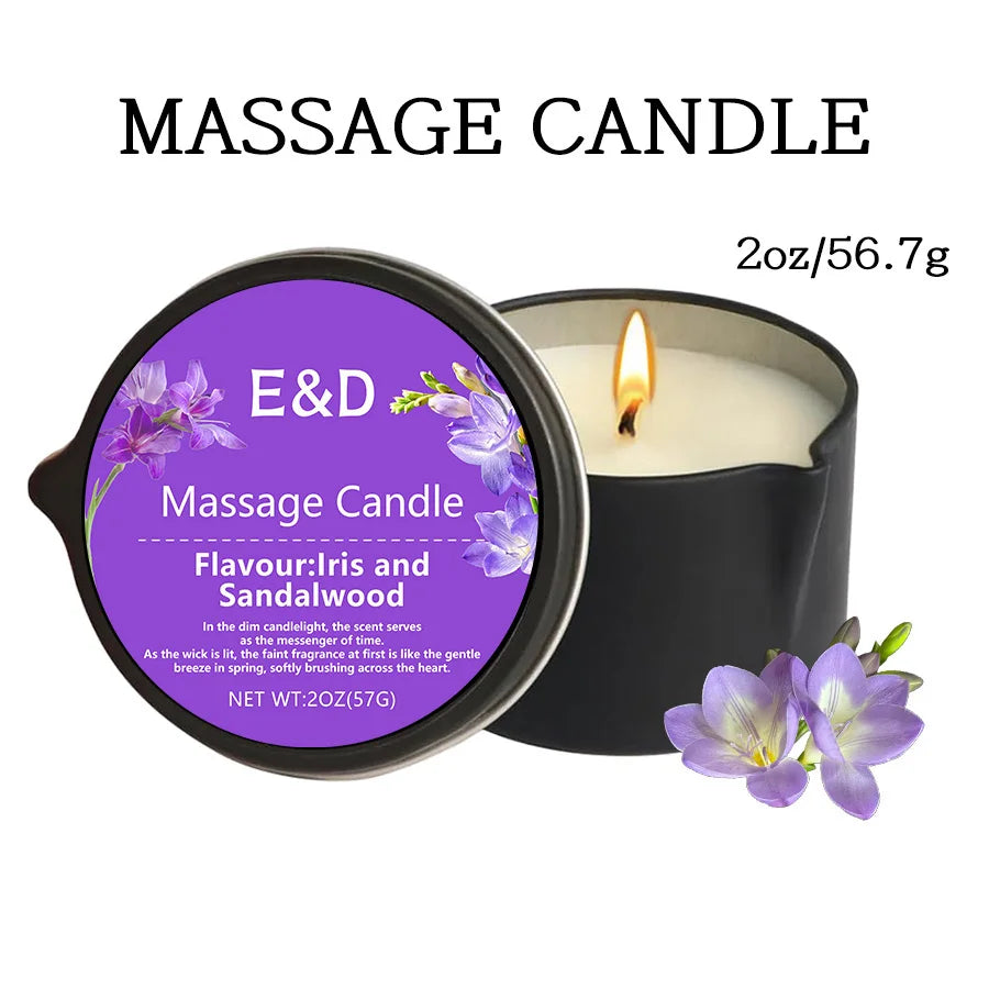 Massage Oil Candle, for Stress Relief.