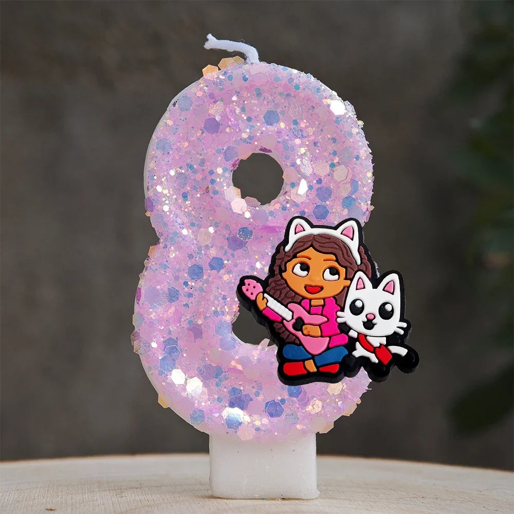 Gabby's Dollhouse Candle Numbers.