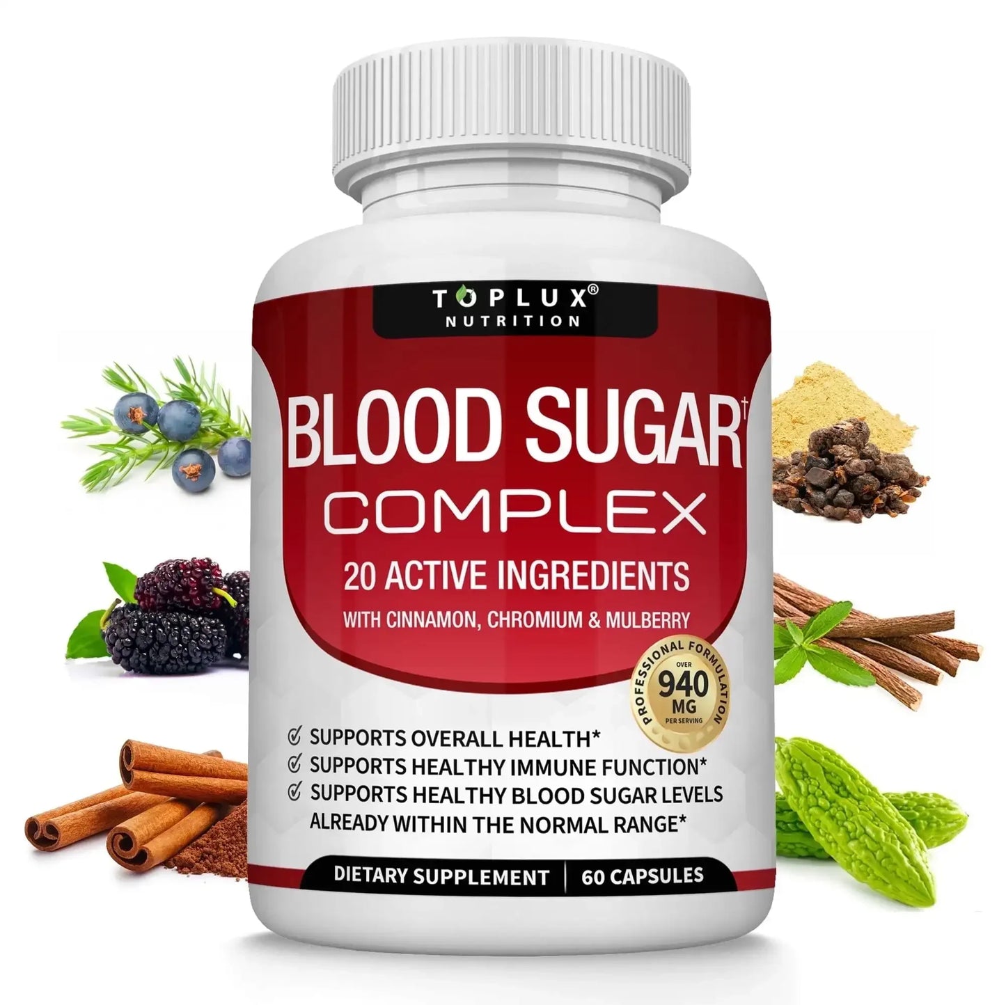 Vitamin C, Vitamin E Supplement, Blood Sugar Complex,