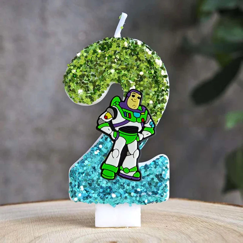 Toy Story Buzz Lightyear Candles.