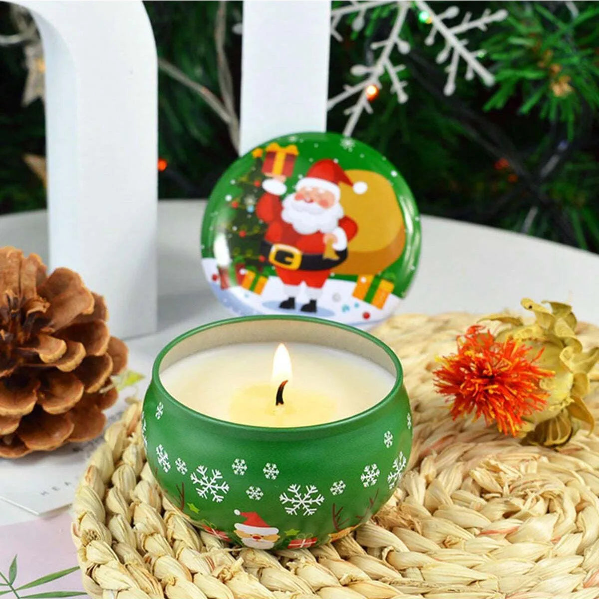 Christmas Atmosphere Aroma Candles.
